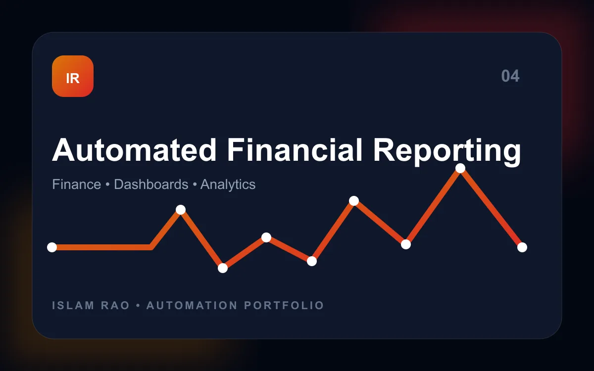 Automated Financial Reporting automation project